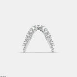 Dazzling Celestial Arc Vanki Diamond Ring 18K Rose Gold