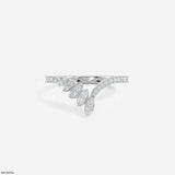 Glacier Fusion Fern Vanki Diamond Ring Platinum 950