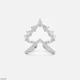 Divergent Liner Vanki Diamond Ring Platinum 950
