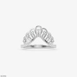 Regal Crown Diamond Ring 9K Yellow Gold