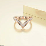 Willow V Glow Vanki Diamond Ring 9K White Gold