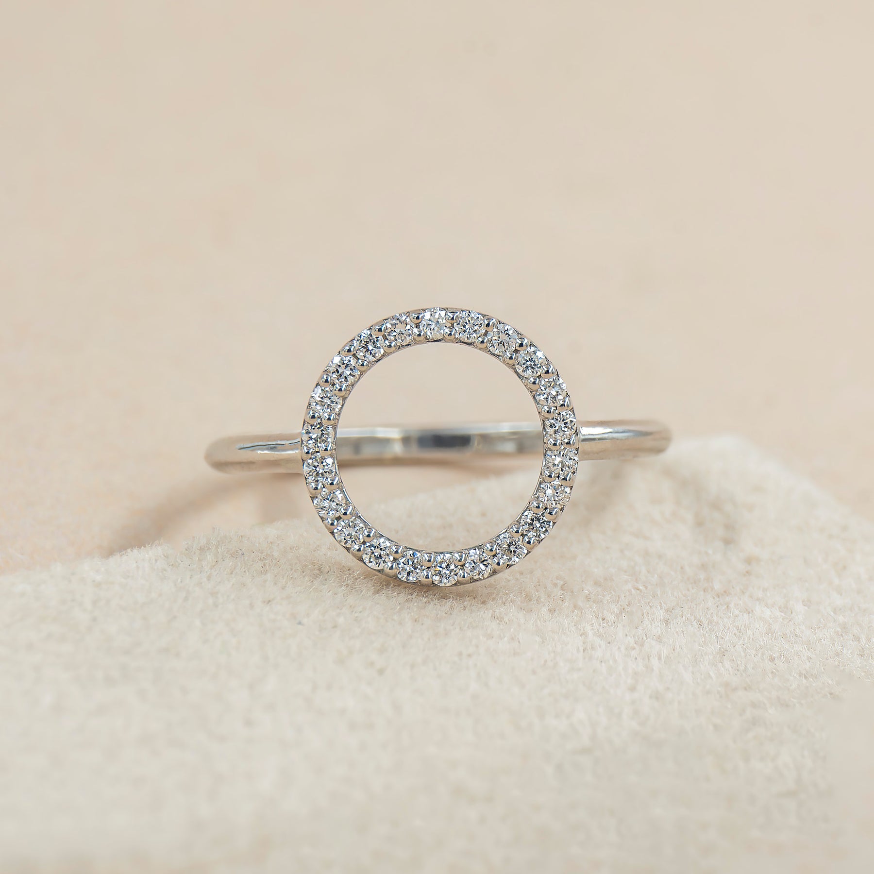 Lab Diamond Halo Dream Ring 925 Sterling Silver