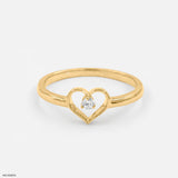 Cherished Lab Diamond Ring 925 Sterling Silver