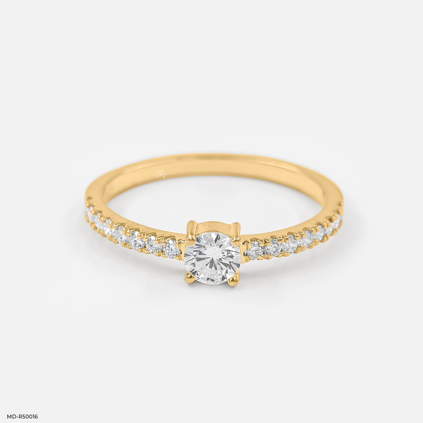 Aura of Elegance Lab Diamond Ring 925 Sterling Silver