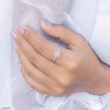Divine Solitaire Lab Diamond Ring 925 Sterling Silver