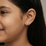 Starry Galaxy Kids Diamond Earrings 9K White Gold