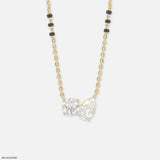 Twinkle Toi Et Moi Diamond Mangalsutra 9K Rose Gold