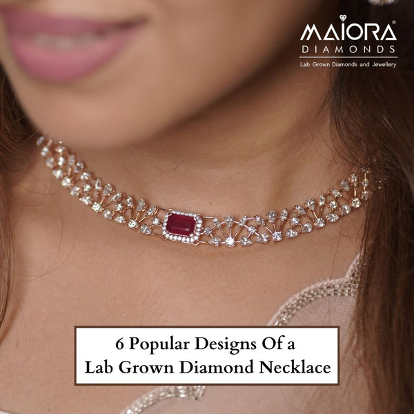 6 Popular designs of a lab grown diamond necklace