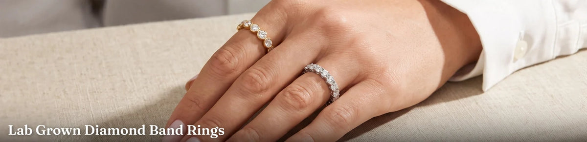 Lab Grown Diamond Band Rings