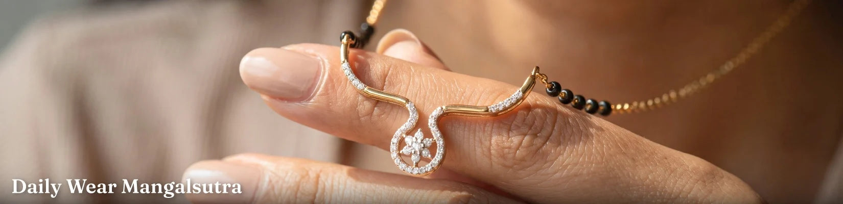 Daily Wear Diamond Mangalsutra