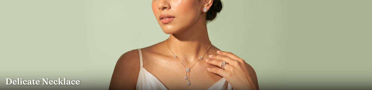 Lab Grown Diamond Delicate Necklaces