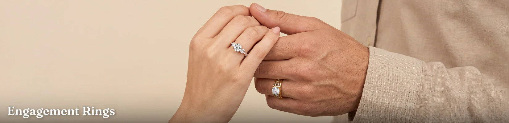 Lab Grown Diamond Engagement Rings for Men & Women