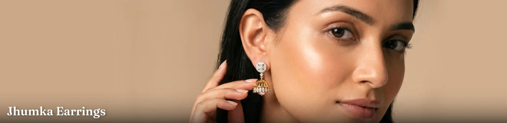 Lab Grown Diamond Jhumka Earrings