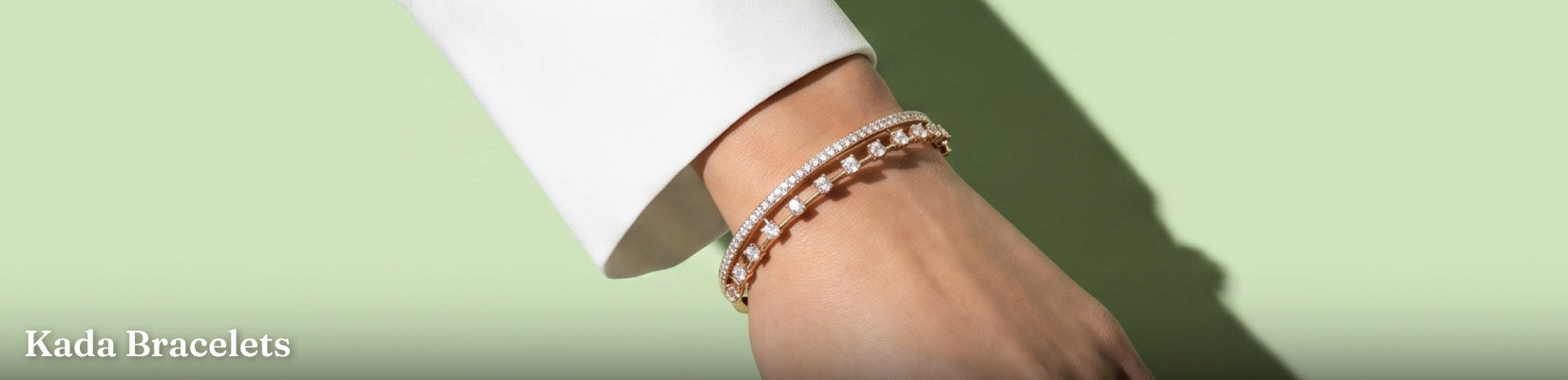 Lab Grown Diamond Kada Bracelets for Women