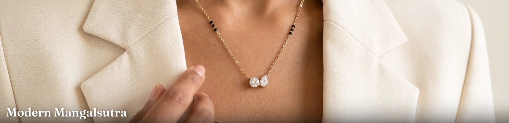 Modern Diamond Mangalsutra
