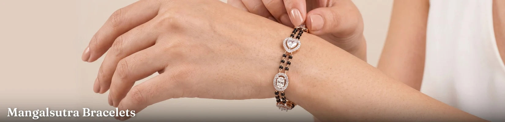 Diamond Mangalsutra Bracelet