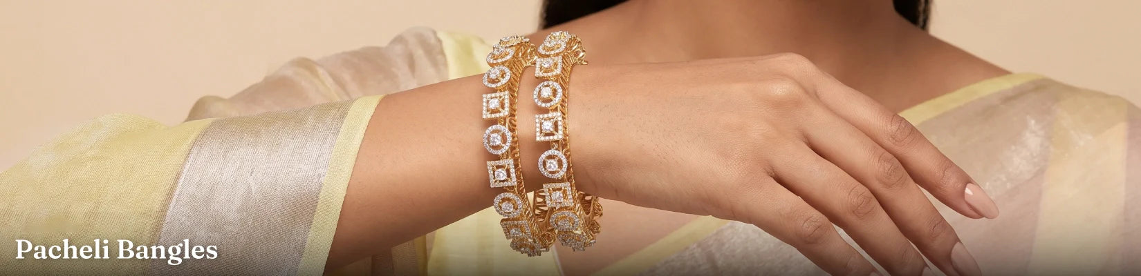 Lab Grown Diamond Pacheli Bangles