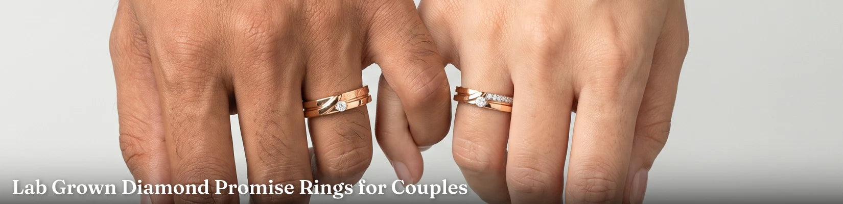 Lab Grown Diamond Promise Rings for Couples
