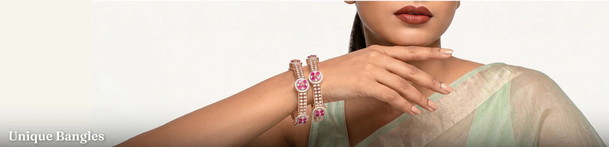 Lab Grown Diamond Unique Bangles