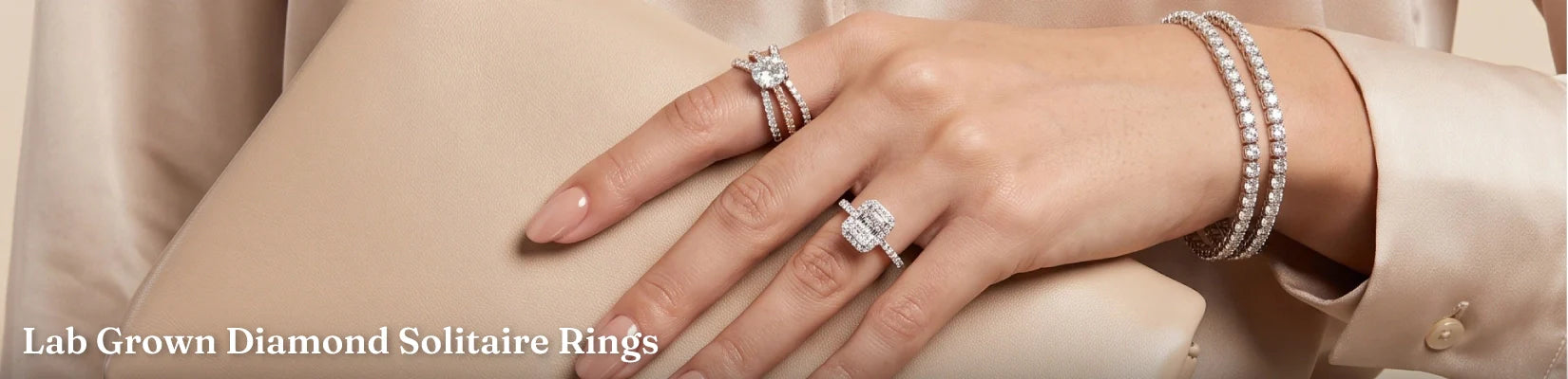 Lab Grown Diamond Solitaire Rings