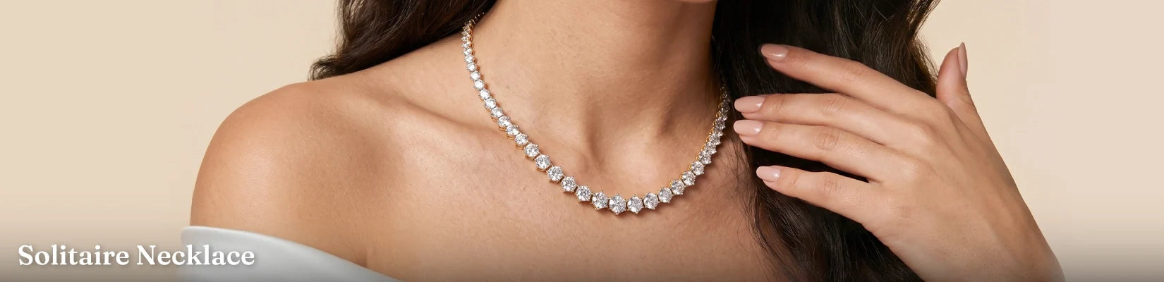 Lab Grown Diamond Solitaire Necklaces