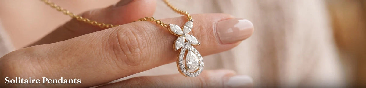 Lab Grown Diamond Solitaire Pendants