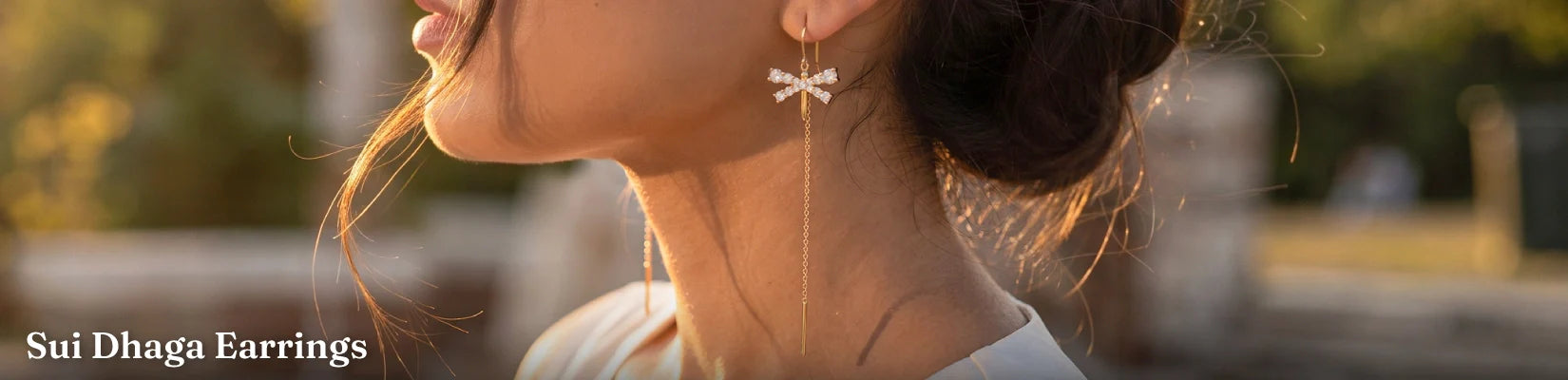 Lab Grown Diamond Sui Dhaga Earrings