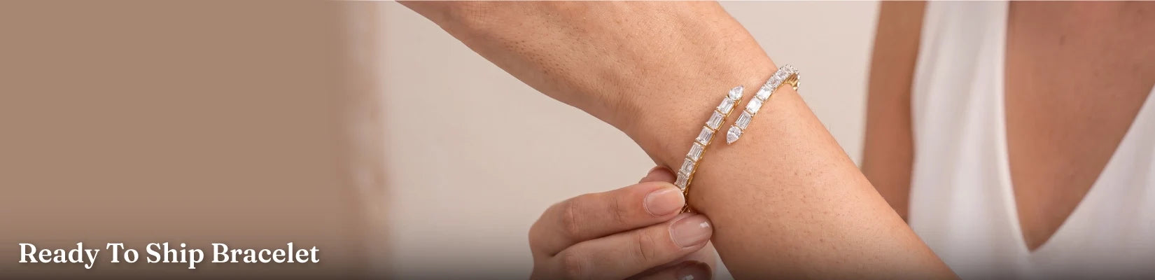 Lab Grown Diamond Bracelets – Tennis, Kada & Chain | IGI Certified