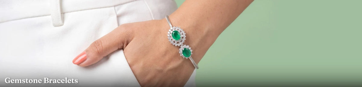 Lab Grown Diamond Gemstone Bracelets