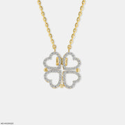 0.50 Carat Amara Hearts Lab Diamond Mangalsutra 14K Yellow Gold