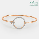 Circle of Life Diamond Bracelets  14K Rose Gold