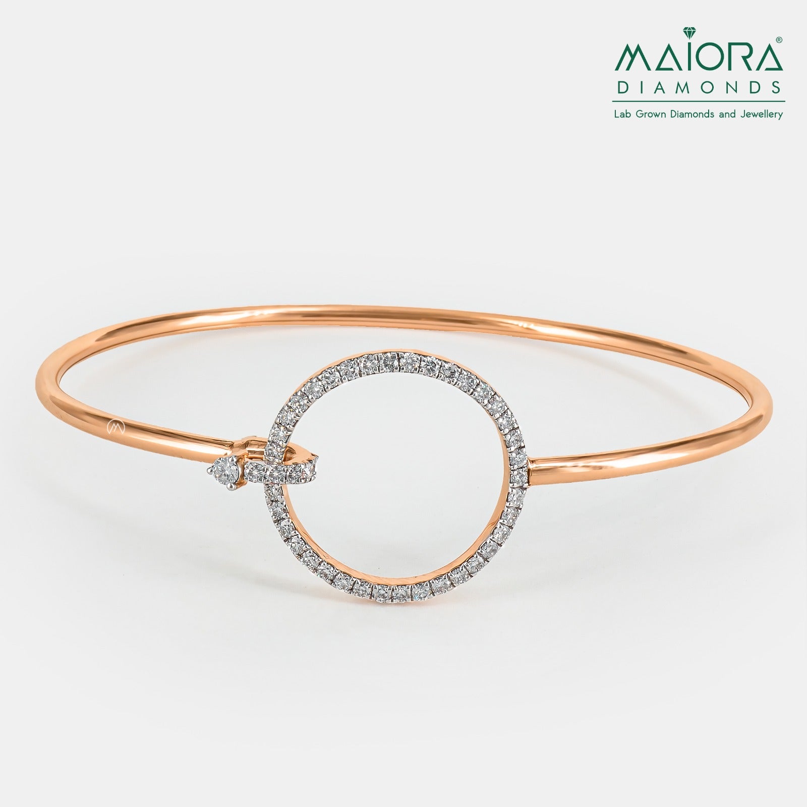 Circle of Life Diamond Bracelets  14K White Gold