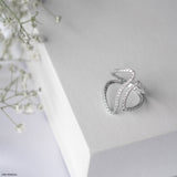 Skinny Statement Diamond Rings 14K Rose Gold