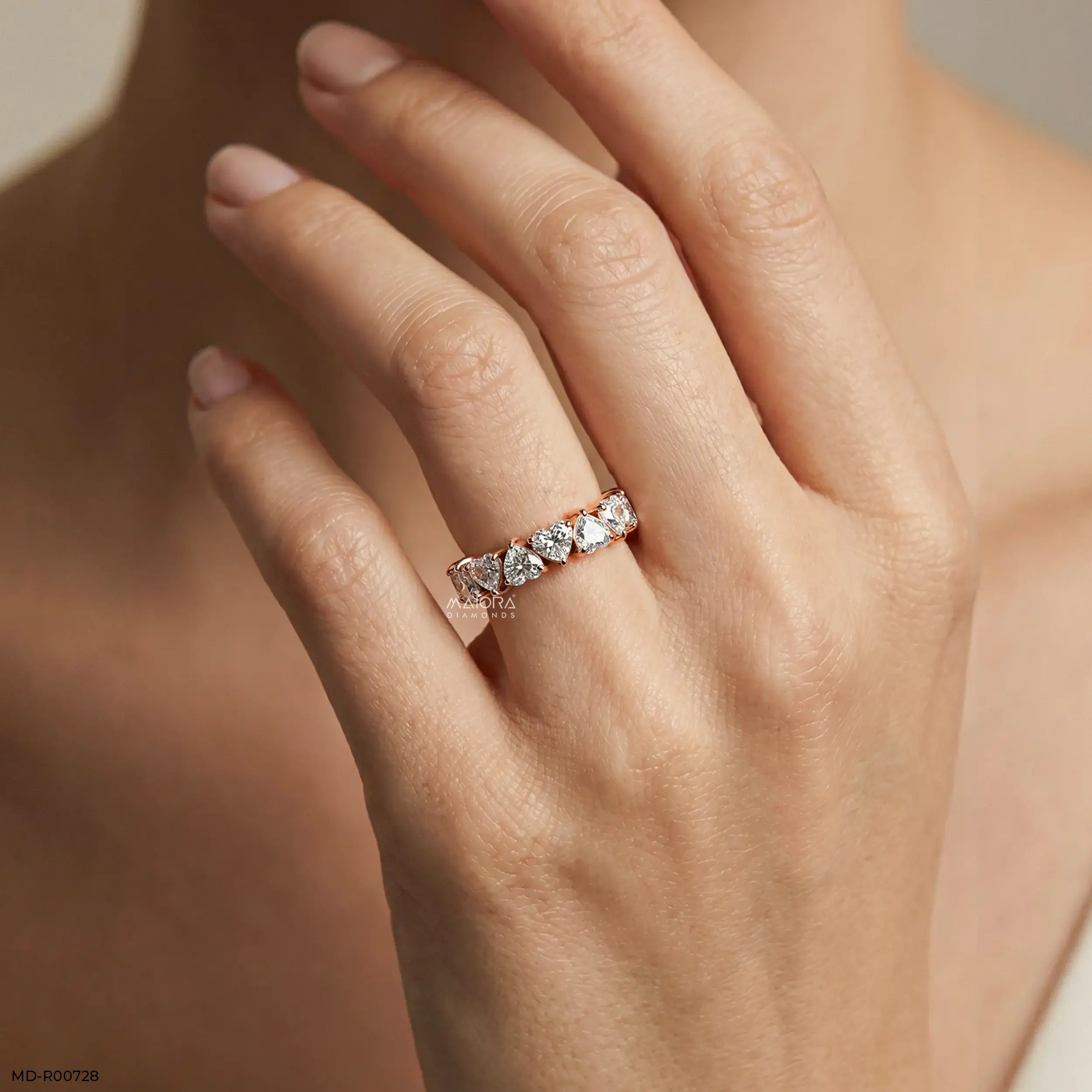 Alternative Hearts Diamond Ring