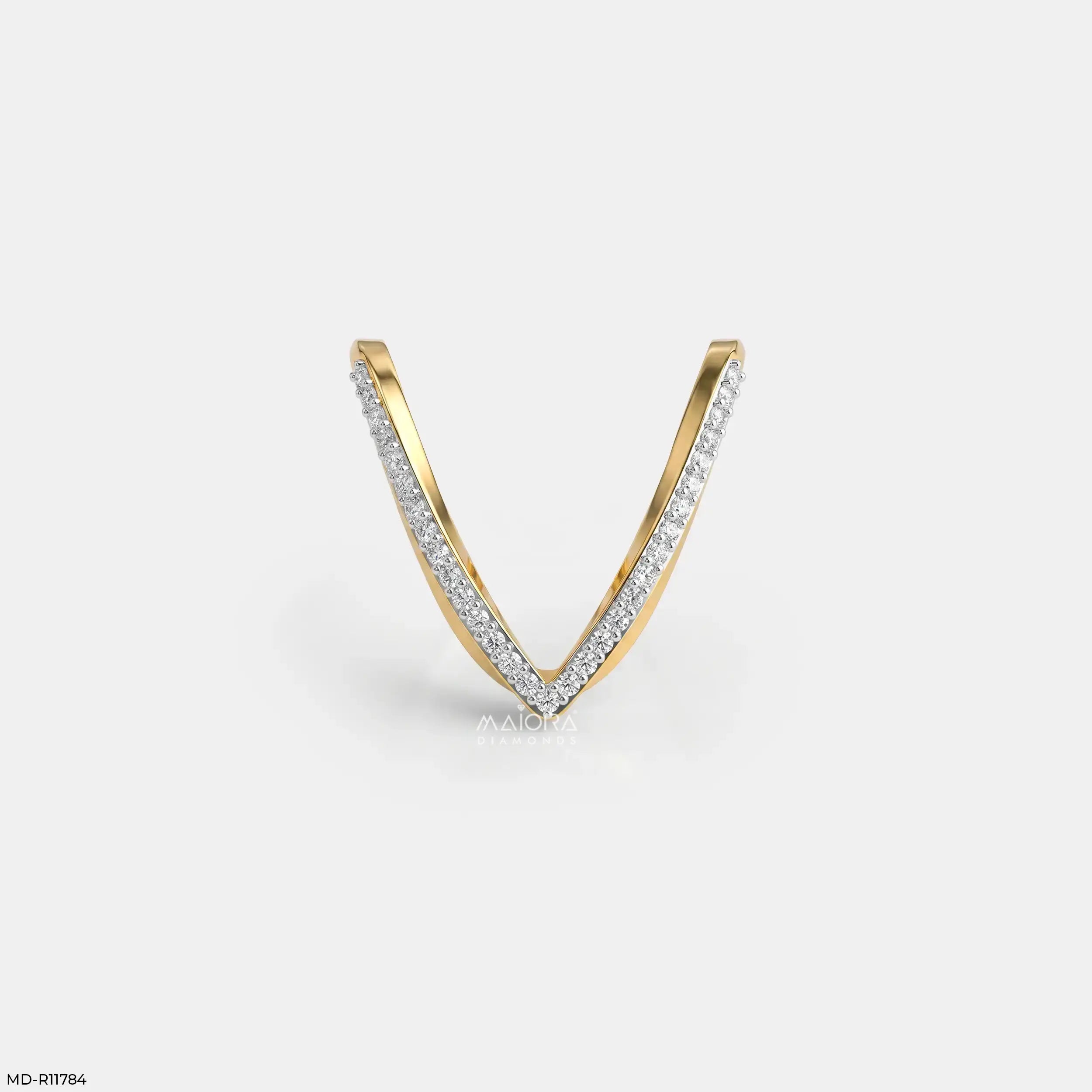 Apex Liner Vanki Diamond Ring 9K Yellow Gold