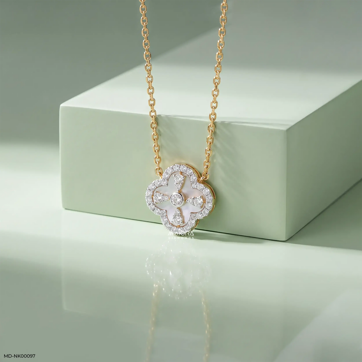 Whispering Floret Diamond Necklace