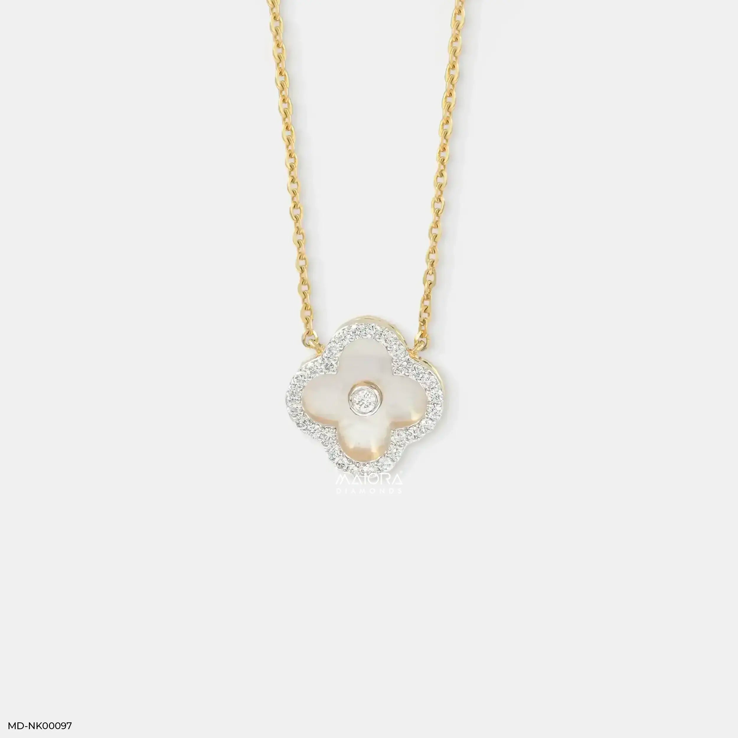 Whispering Floret Diamond Necklace