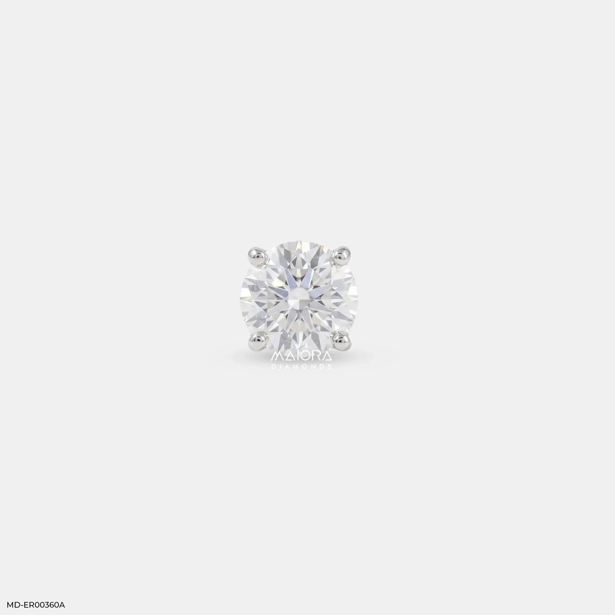 Ruby Drop Diamond Earrings