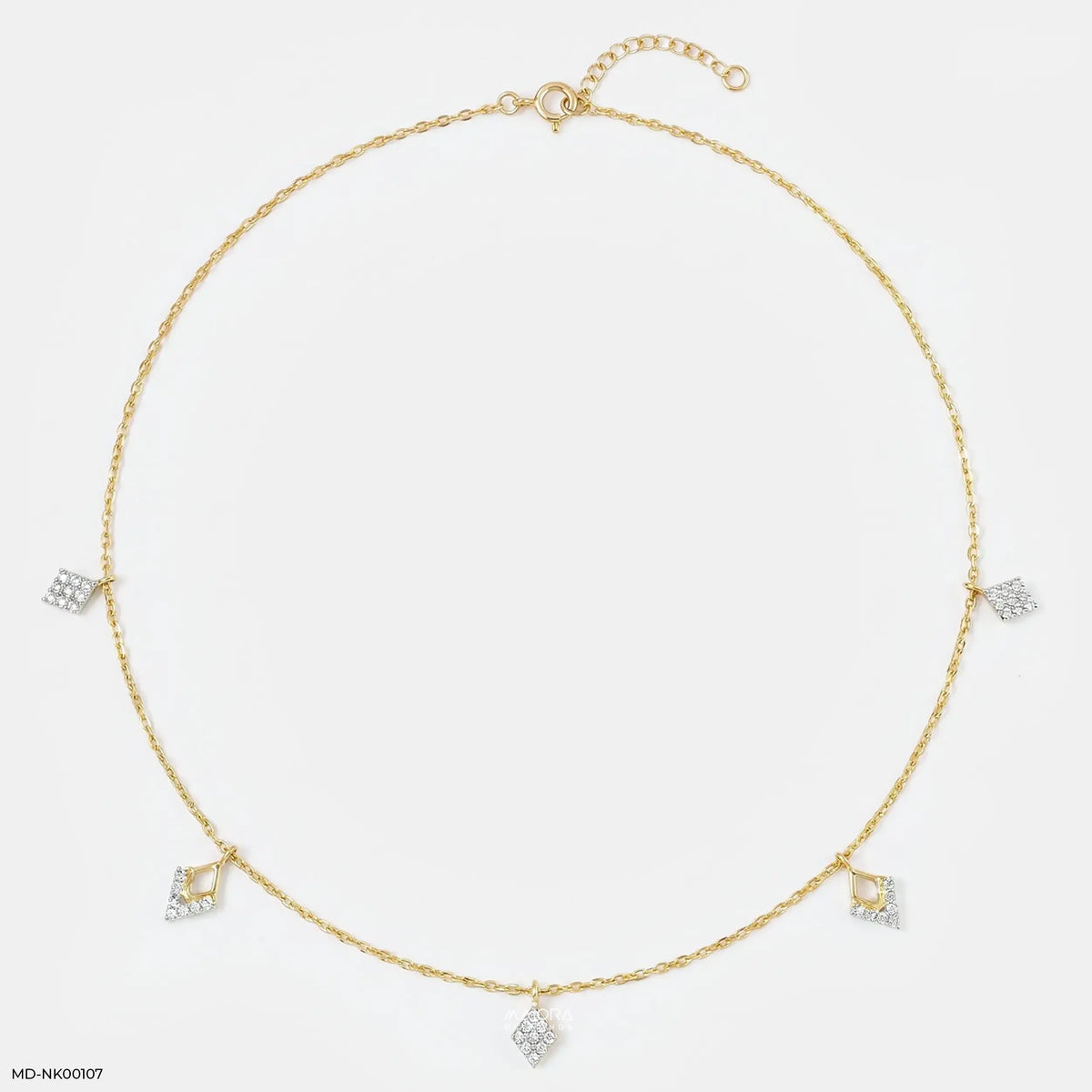 Geometry Station Diamond Necklace