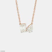 Timeless Duo Toi Et Moi Diamond Necklace