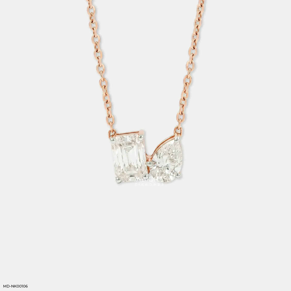 Timeless Duo Toi Et Moi Diamond Necklace