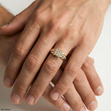 Eterna Glow Mens Diamond Ring 9K White Gold