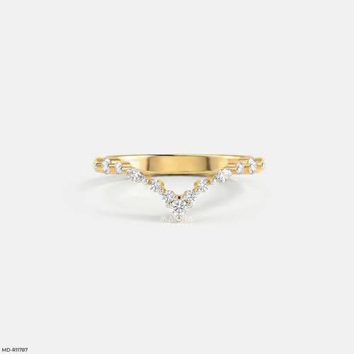 Ethereal Vine Diamond Ring 9K Yellow Gold