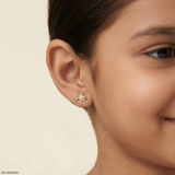 Golden Guppies Kids Diamond Earrings Platinum 950