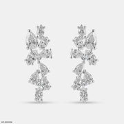 2.5 Carat Diamond Duet Lab Diamond Earrings