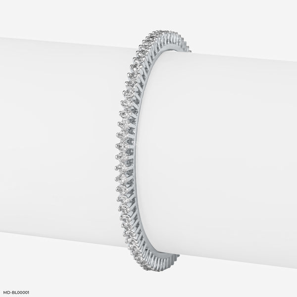 Dazzle Diamond Bangle Platinum 950