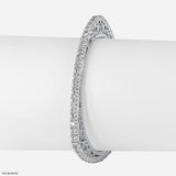 Trine Diamond Bangle 14K Rose Gold