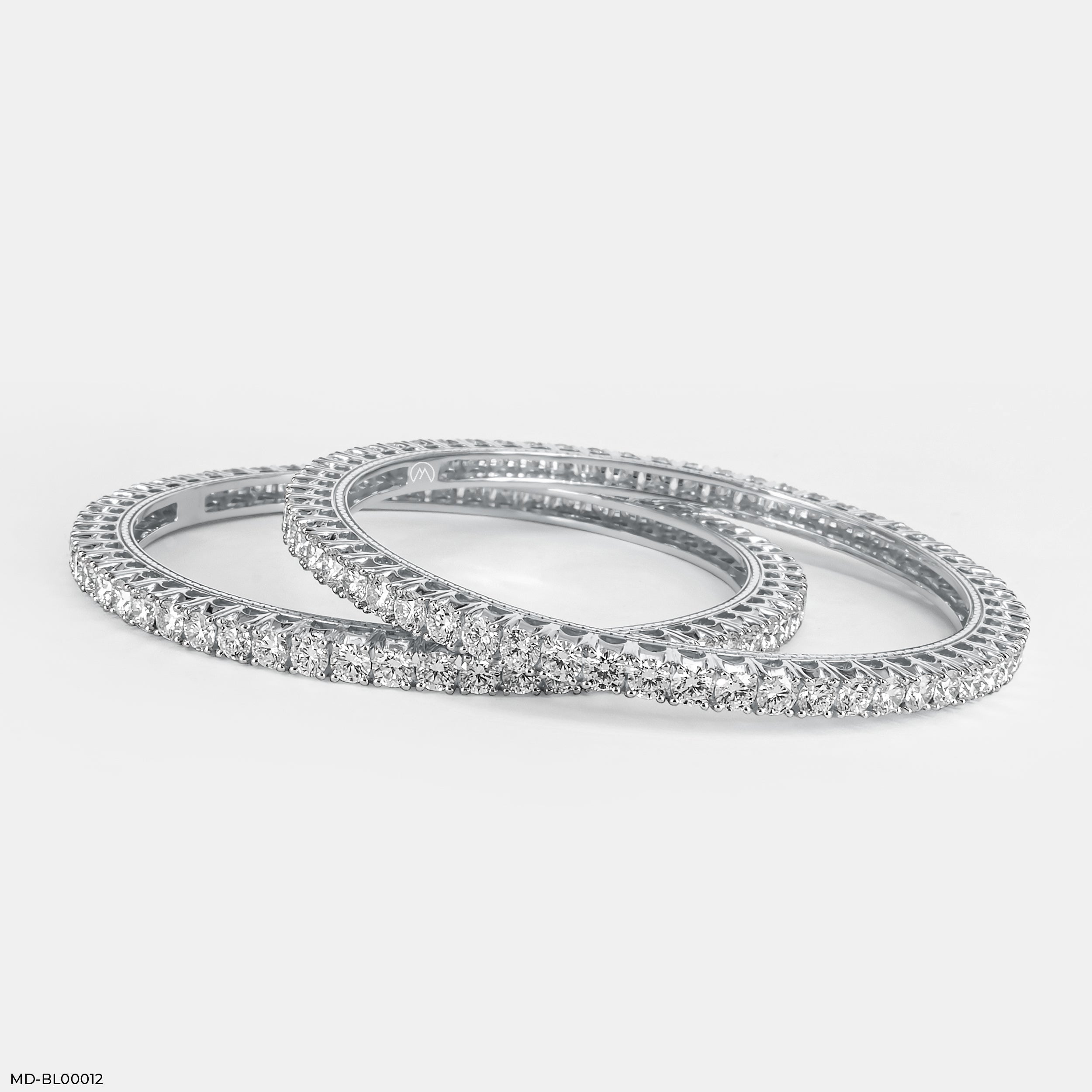 Petal Pave Bangle