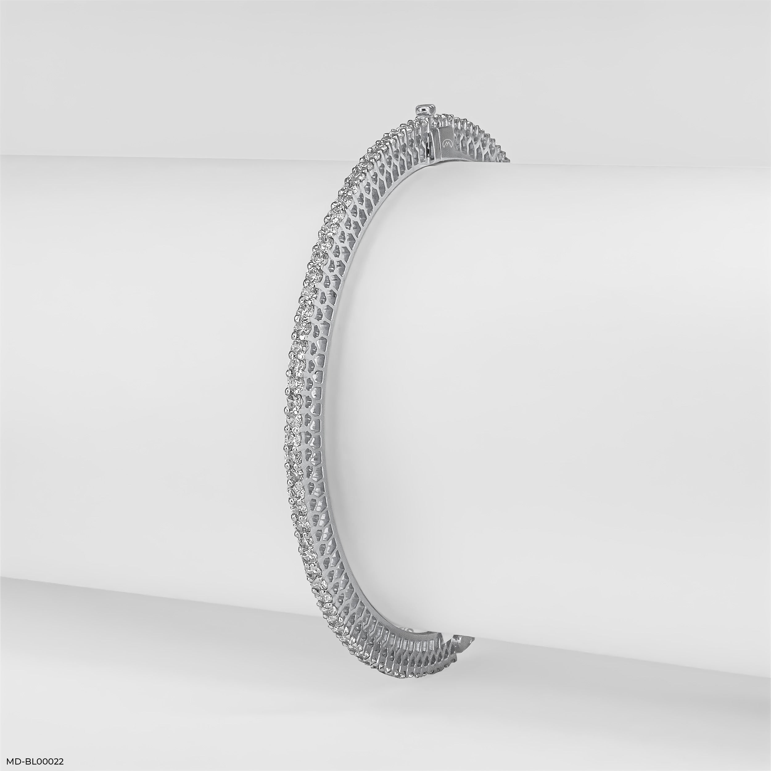 3 Cent Single Line Diamond Sparkling Bangle