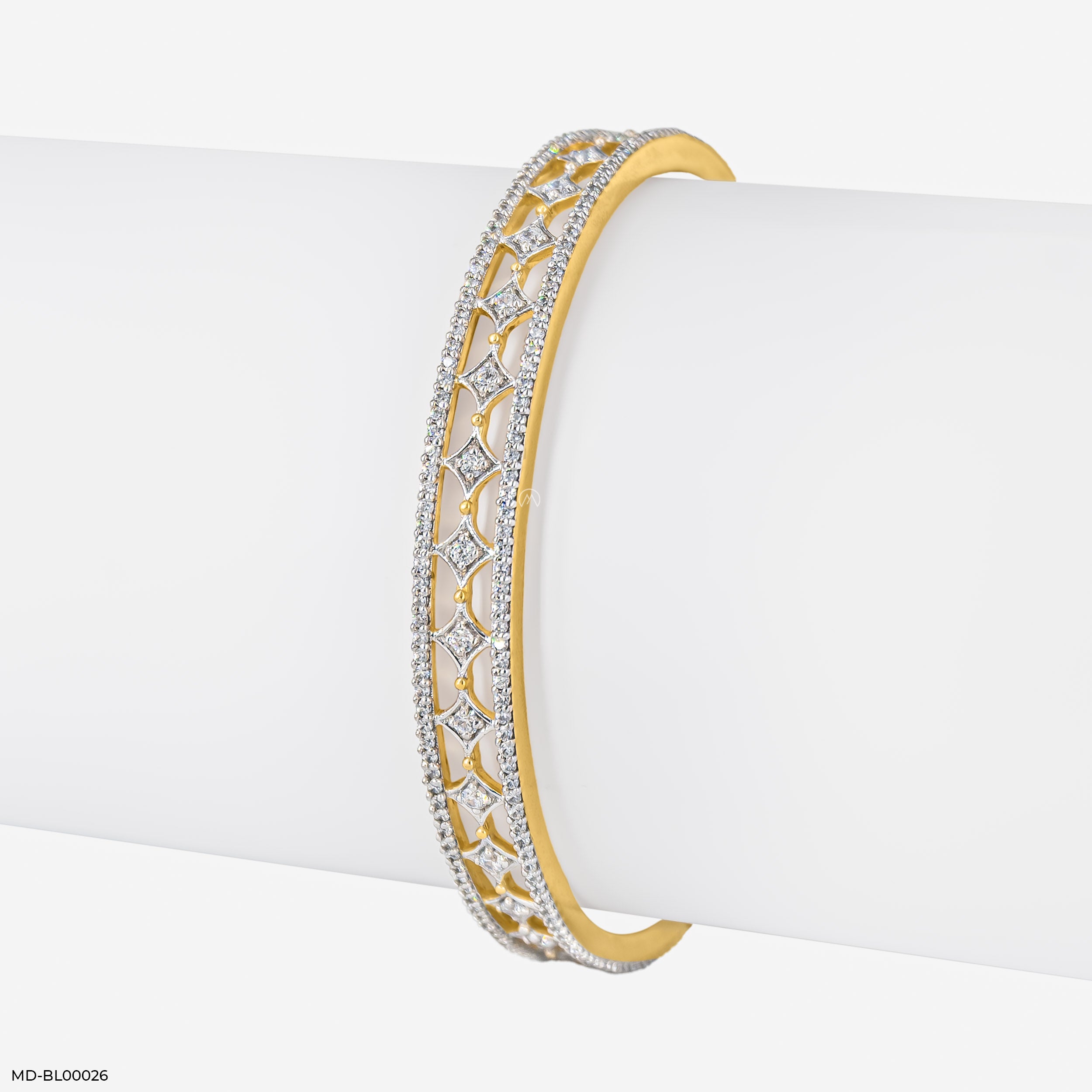 Joy Diamond Bangles 9K Yellow Gold